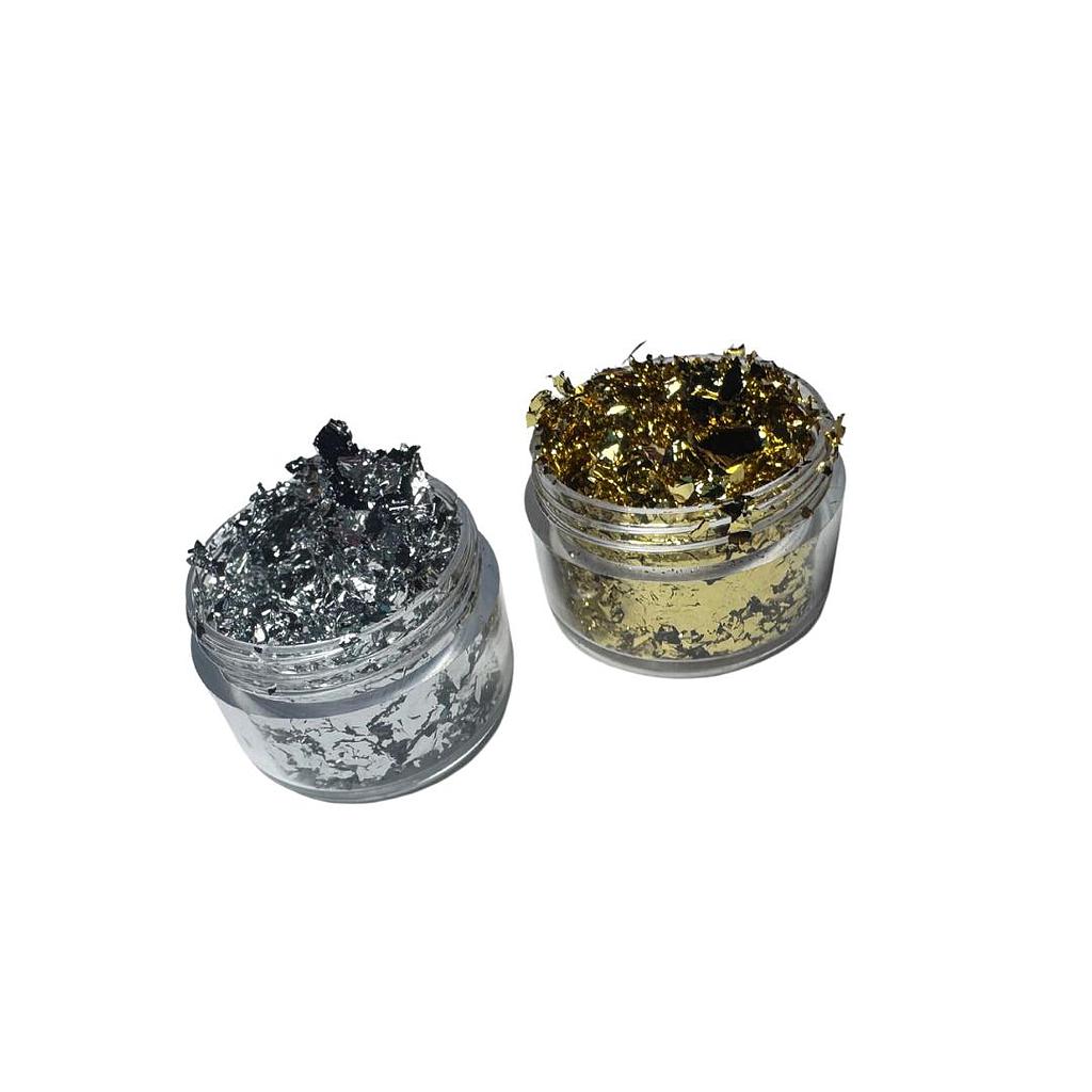 FLAKE DORADO/PLATEADO