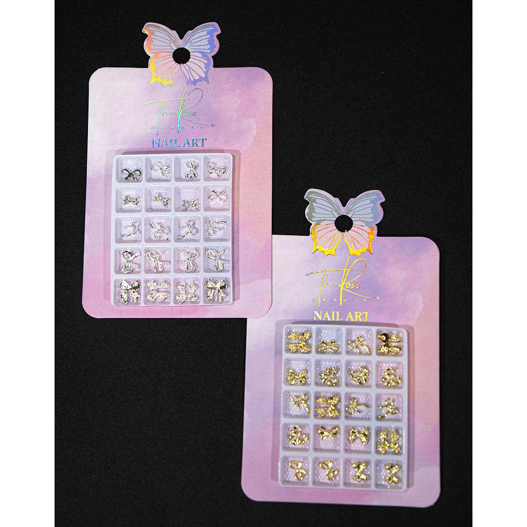 DIJE MOÑO PLATEADO Y DORADO